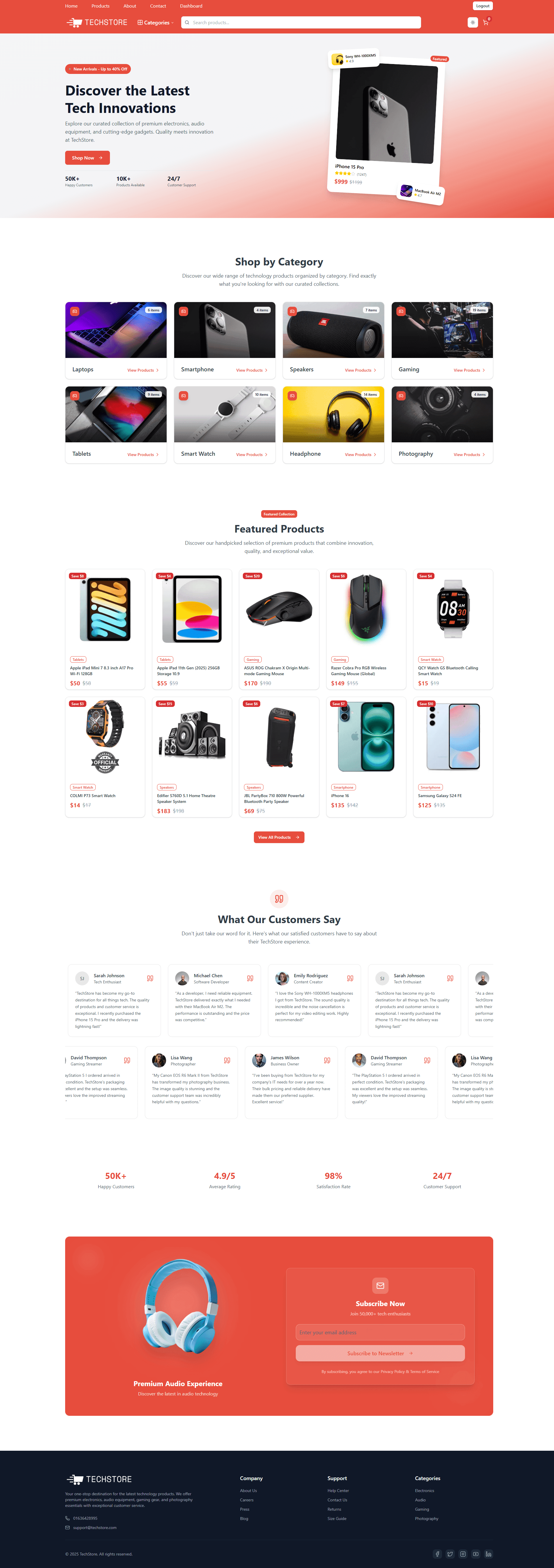 TechStore - E-commerce